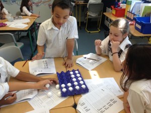 Adding up with eggs!